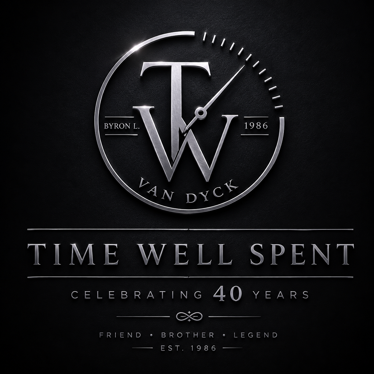 Time Well Spent — celebrating Byron's 40th birthday