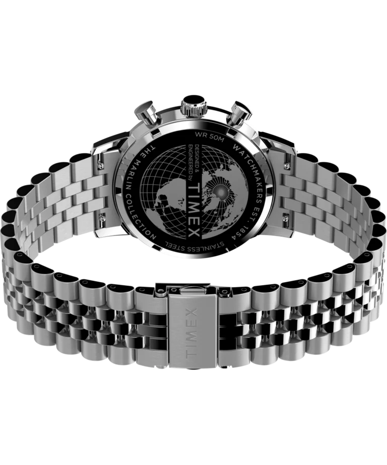 Detail of the Timex Marlin Chronograph caseback
